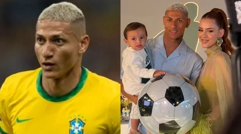 Richarlison rebate seguidora que criticou nome de seu filho:“Não vai precisar trabalhar”