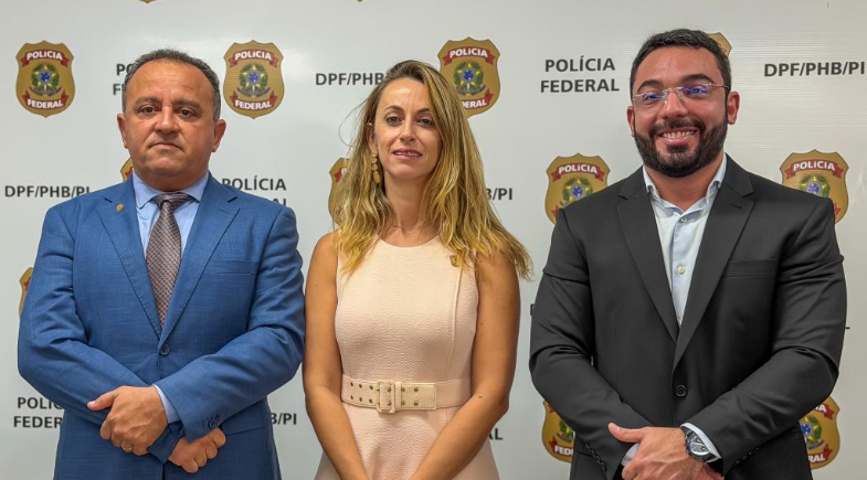 Prefeito Francisco Emanuel participa da posse do novo chefe da Delegacia da Polícia Federal em Parnaíba 
