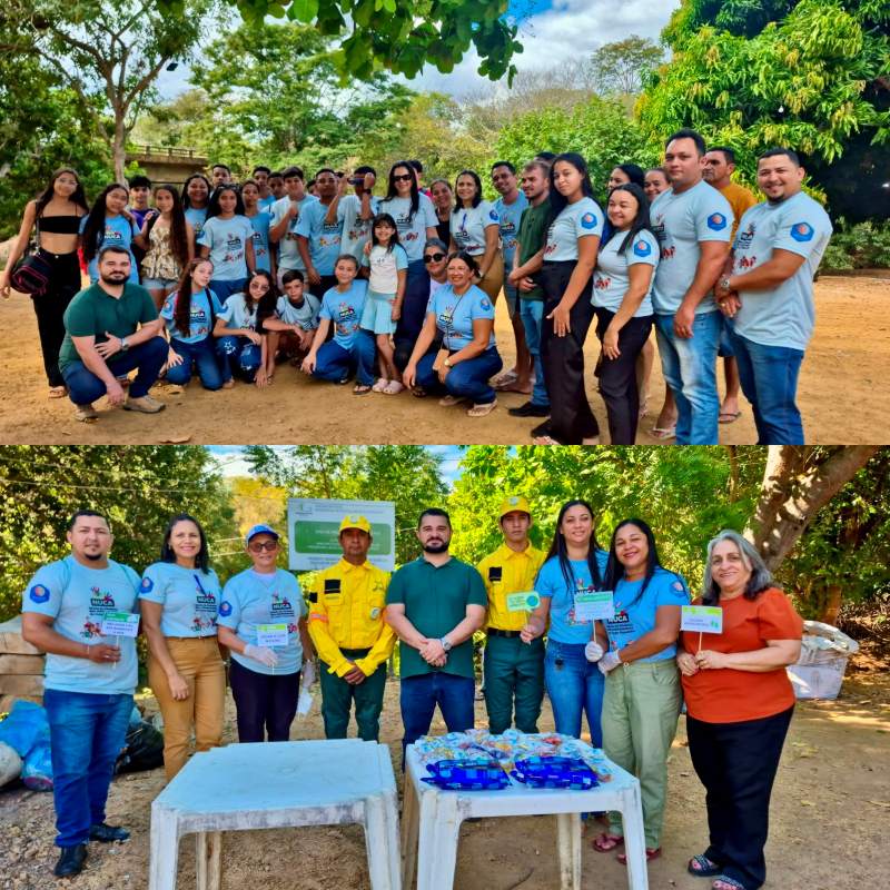 Hugo Napoleão promove ação de educação ambiental com adolescentes do NUCA -Divulgação/ASCOMHugo Napoleão promove ação de educação ambiental com adolescentes do NUCA -Divulgação/ASCOM