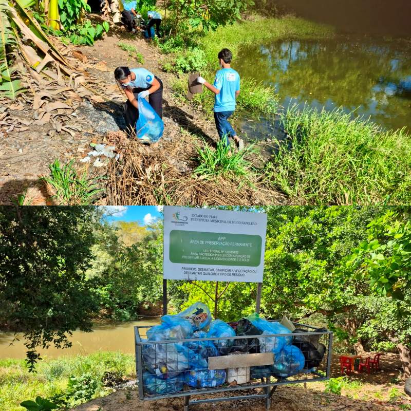 Hugo Napoleão promove ação de educação ambiental com adolescentes do NUCA -Divulgação/ASCOM