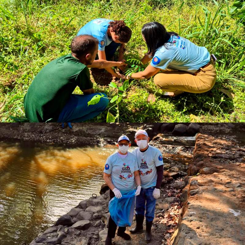 Hugo Napoleão promove ação de educação ambiental com adolescentes do NUCA -Divulgação/ASCOMHugo Napoleão promove ação de educação ambiental com adolescentes do NUCA -Divulgação/ASCOM