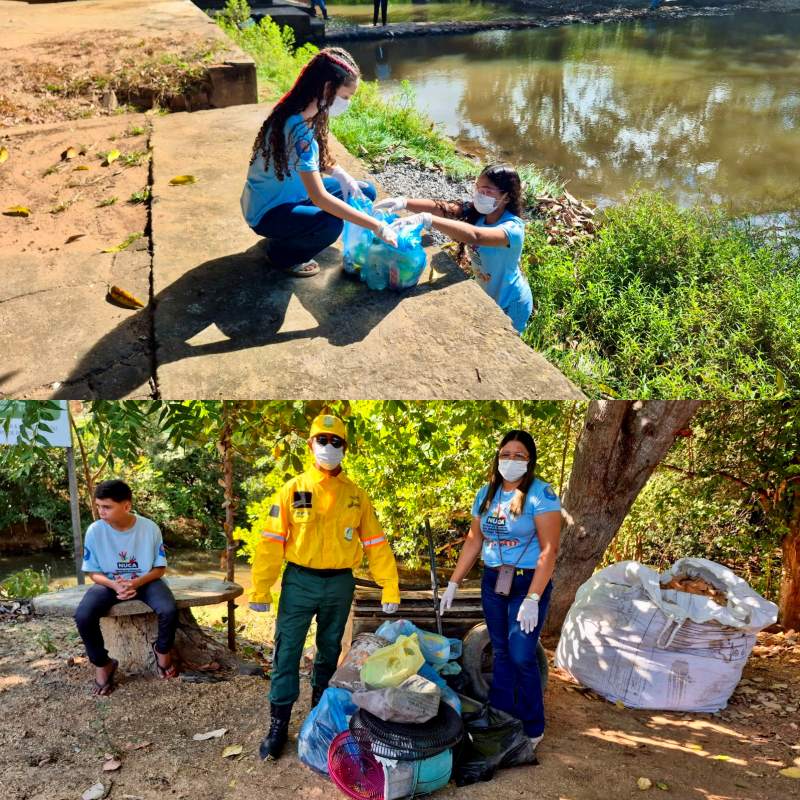 Hugo Napoleão promove ação de educação ambiental com adolescentes do NUCA -Divulgação/ASCOMHugo Napoleão promove ação de educação ambiental com adolescentes do NUCA -Divulgação/ASCOM