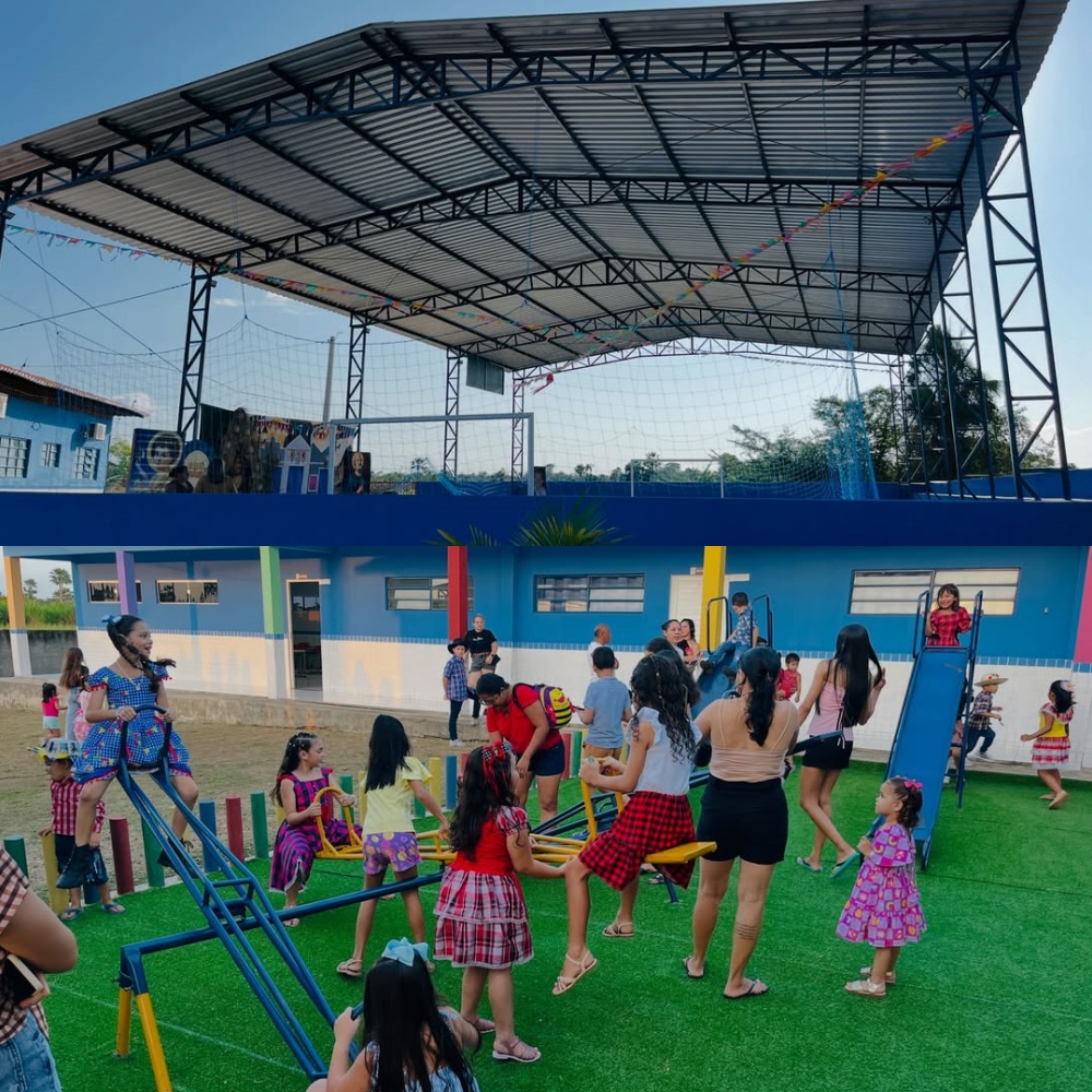 Escola Municipal Tia Lalá | Divulgação/Ascom