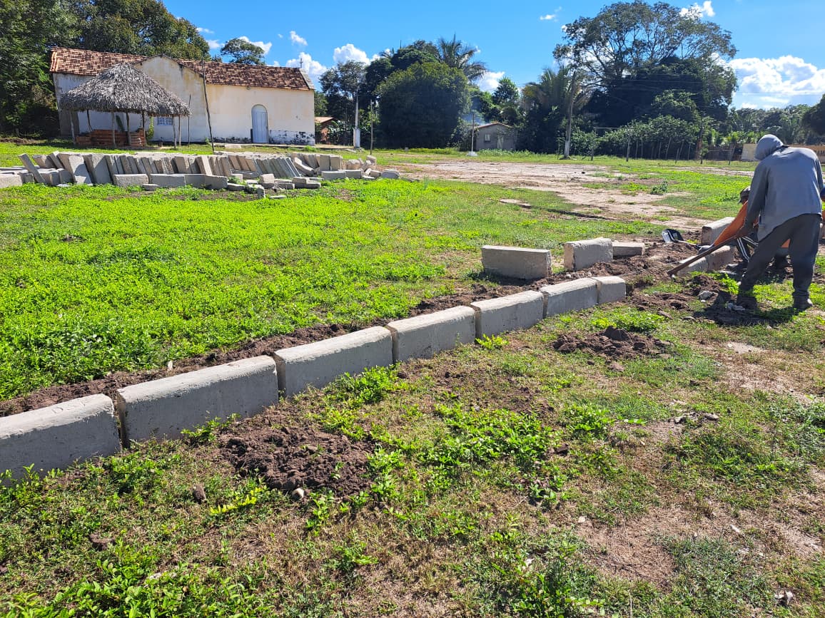 Prefeitura de São João do Arraial inicia construção de praça na comunidade Santa Rosa - Imagem 1