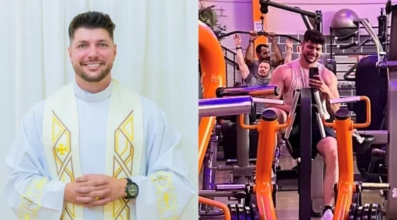 'Padre fitness' viraliza nas redes e surpreende internautas: “Não perderia uma missa”