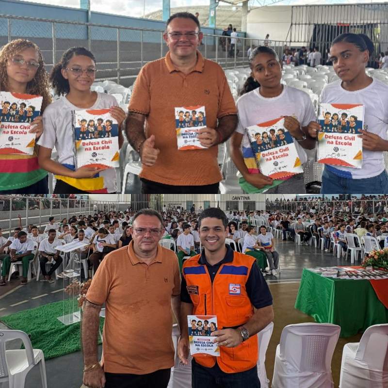 Primeira edição do projeto Defesa Civil na Escola - Divulgação/ASCOM