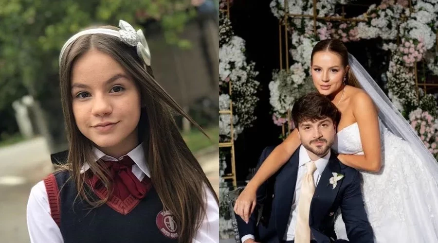 Ex-atriz de As Aventuras de Poliana se casa e recebe famosos na cerimônia