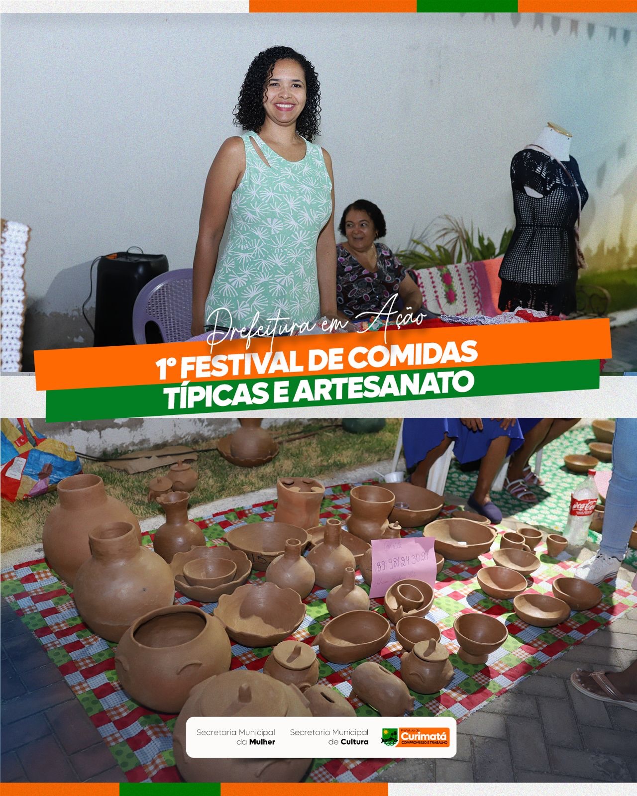 1º Festival de Comidas Típicas e Artesanato - Foto: Prefeitura de Curimatá