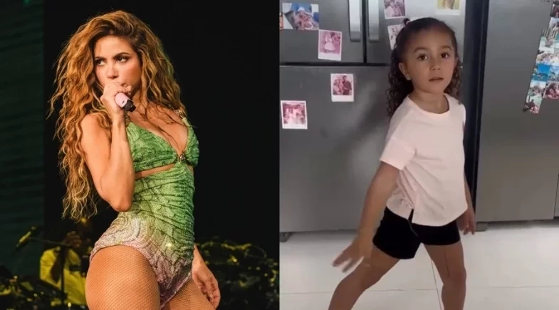 Shakira manda aúdio para filha de Léo Santana após ver vídeo da menina dançando