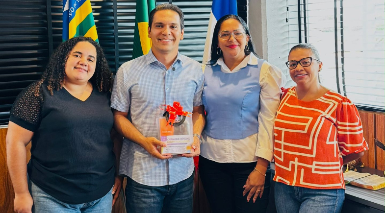 Prefeito Dr. Gilberto Júnior recebe convite oficial para 5ª Feira do Empreendedor de Uruçuí