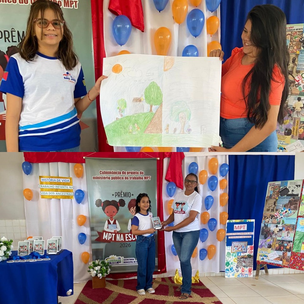 Caridade do Piauí encerra projeto “MPT na Escola” com ações de conscientização sobre o combate ao trabalho infantil - Imagem 2