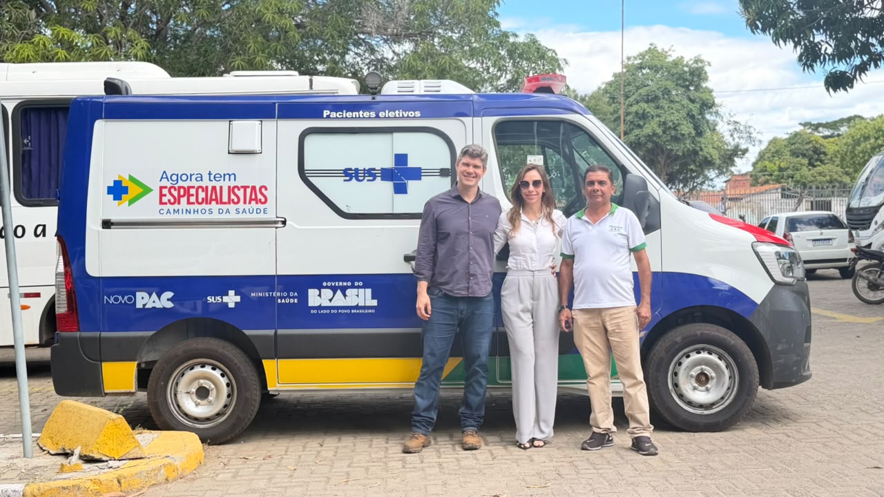 Várzea Grande recebe ambulância 0 km para reforçar a rede municipal de saúde | Divulgação/Ascom