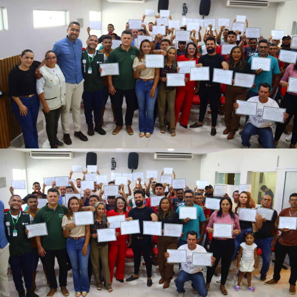 Monsenhor Gil entrega certificados de cursos profissionalizantes realizados em parceria com o SENAR - Imagem 1