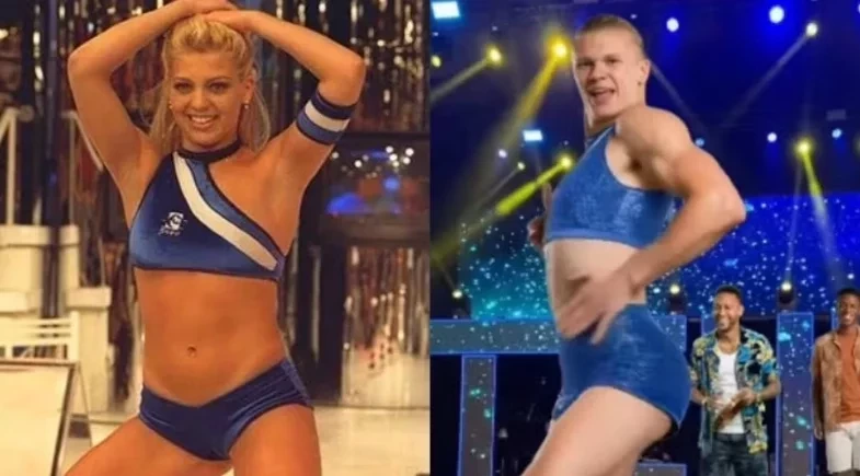 Sheila Mello reage a vídeo de Haaland como 'Nova Loira do Tchan' e se diverte