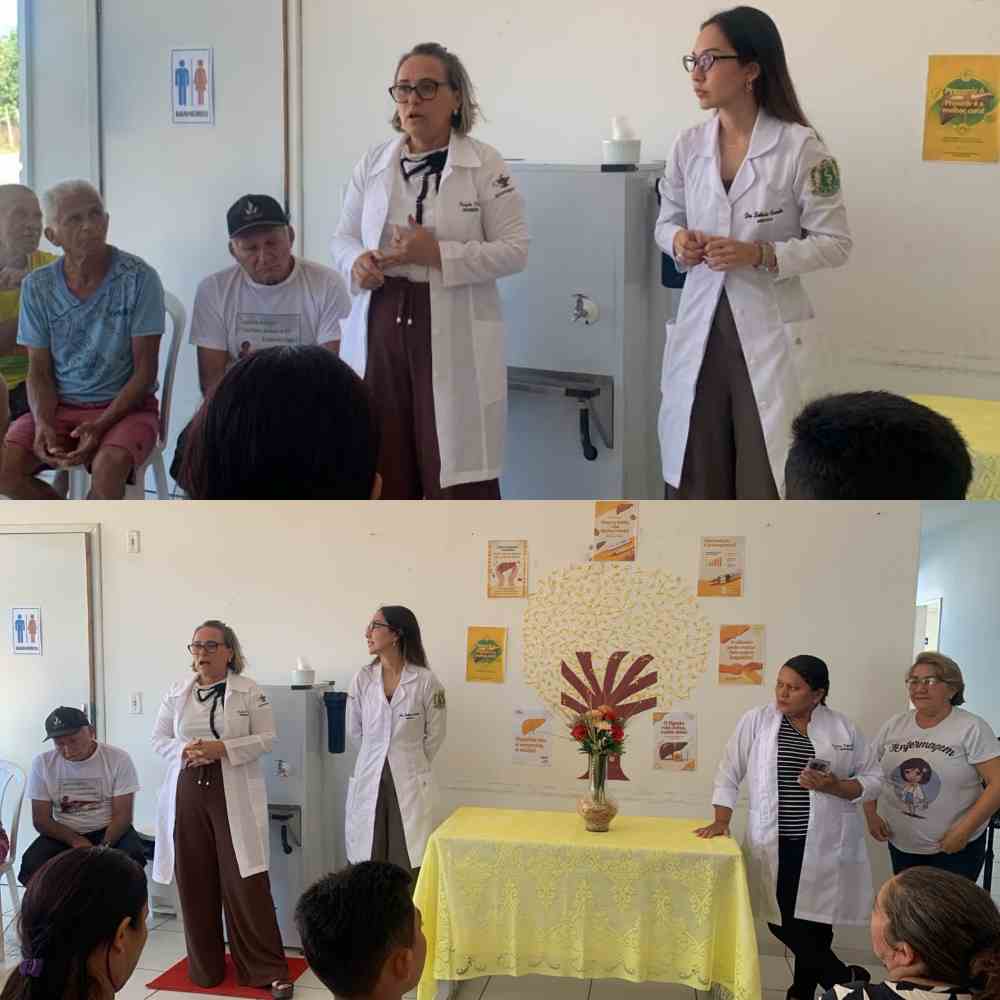 Prefeitura de Pau D'Arco do Piauí realiza ação do Julho Amarelo com orientações e vacinação | Divulgação/Prefeitura de Pau D'Arco do Piauí