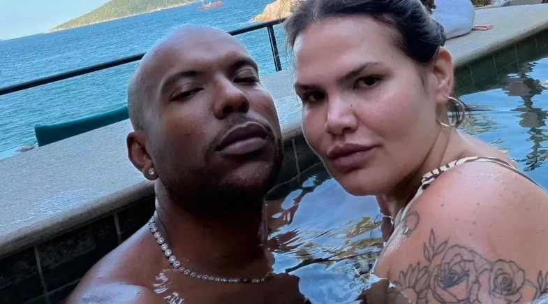 Ex-marido de Thais Carla rebate rumores sobre preferência por mulheres gordas