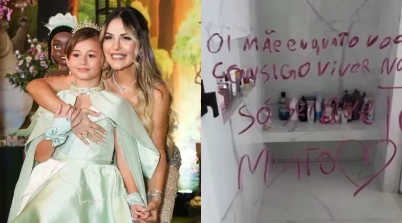 Filha de Deolane emociona com mensagem após prisão da mãe: “Não consigo viver”