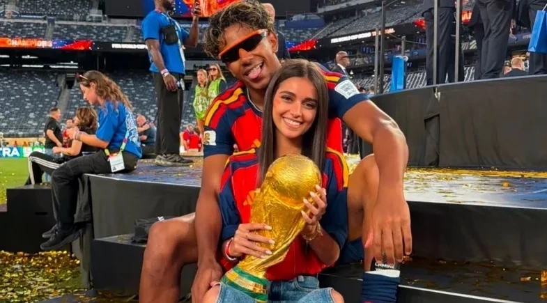 Ex de Inés García afirma que modelo está com Lamine Yamal por interesse