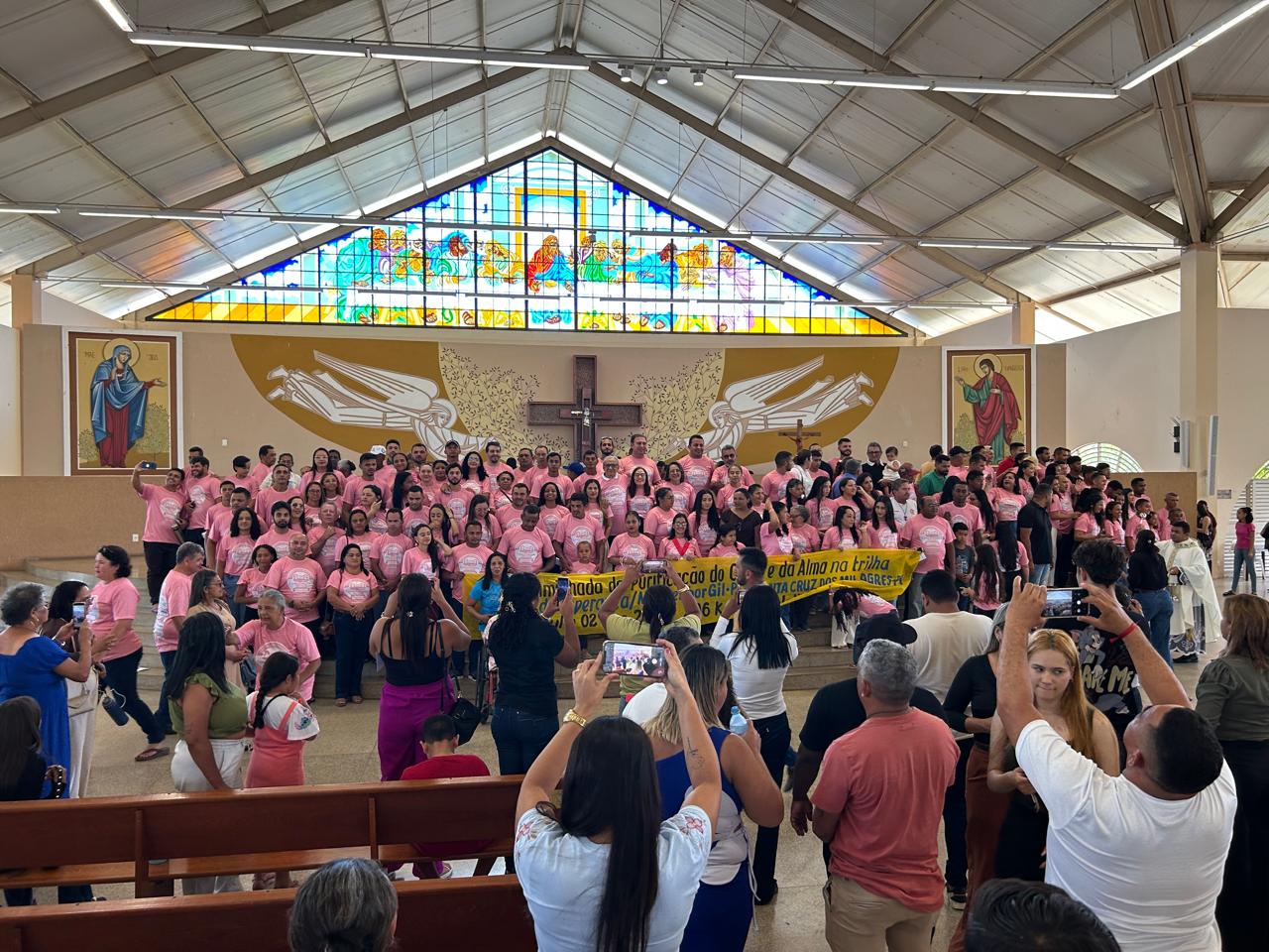160 romeiros participam da 27ª Caminhada da Purificação entre Monsenhor Gil e Santa Cruz dos Milagres | Divulgação/Ascom160 romeiros participam da 27ª Caminhada da Purificação entre Monsenhor Gil e Santa Cruz dos Milagres | Divulgação/Ascom