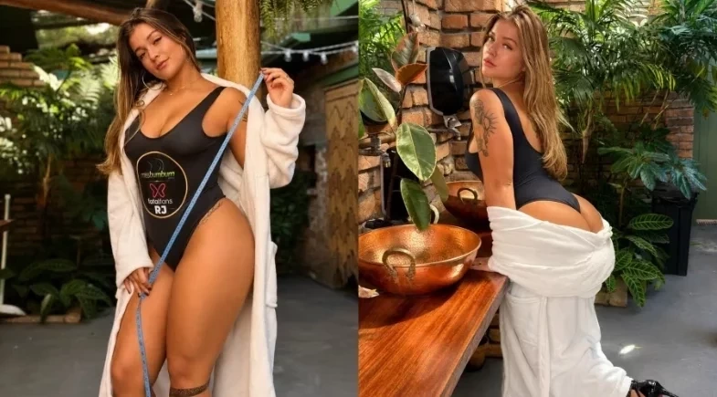 Candidata ao Miss Bumbum usa sanguessugas nos glúteos em preparação para o concurso