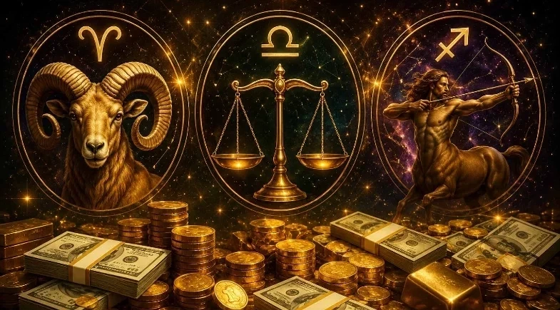 Esses 3 signos vão nadar no dinheiro nos próximos dias; você será o felizardo? 