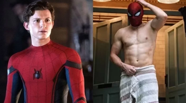 Tom Holland atiça fãs com cenas sem camisa em 'Homem-Aranha: Um Novo Dia'