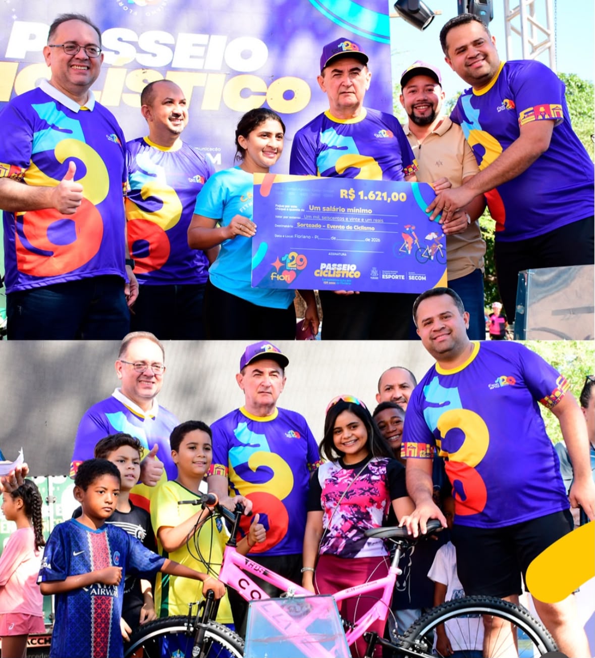 Passeio Ciclístico em Floriano - Divulgação/ASCOMPasseio Ciclístico em Floriano - Divulgação/ASCOM