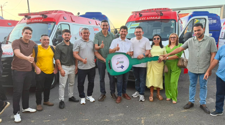 Prefeitura de Hugo Napoleão recebe nova ambulância e confirma implantação do SAMU no município
