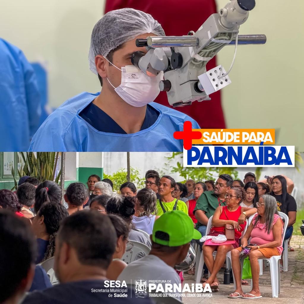 Mutirão de cirurgias de catarata em Parnaíba - Divulgação/ASCOM