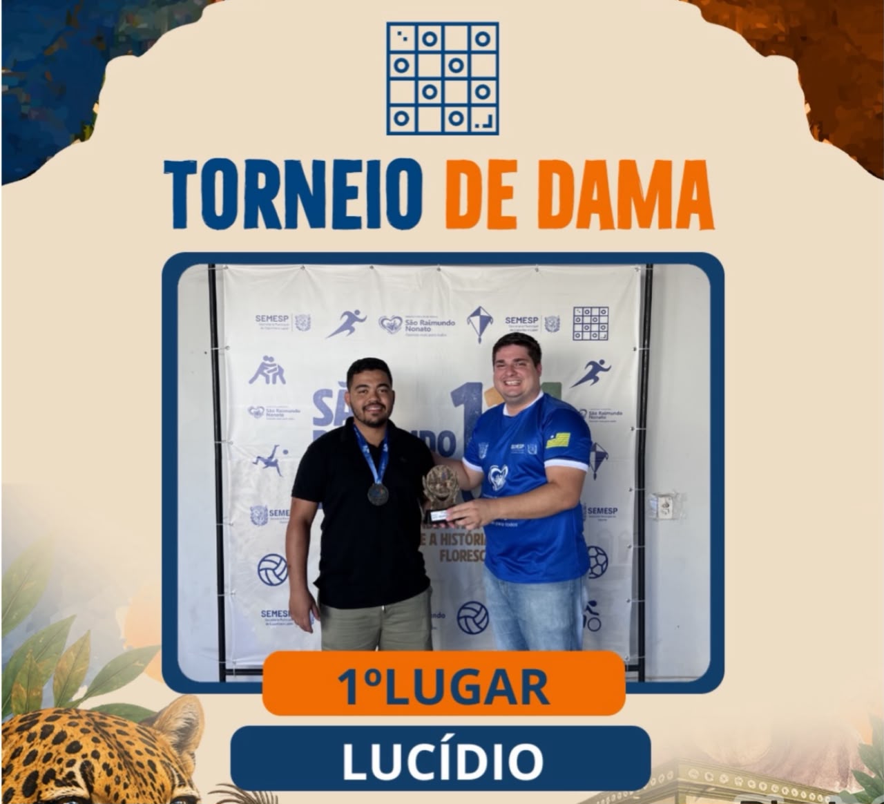 Torneio Municipal de Dama- Divulgação/ASCOM