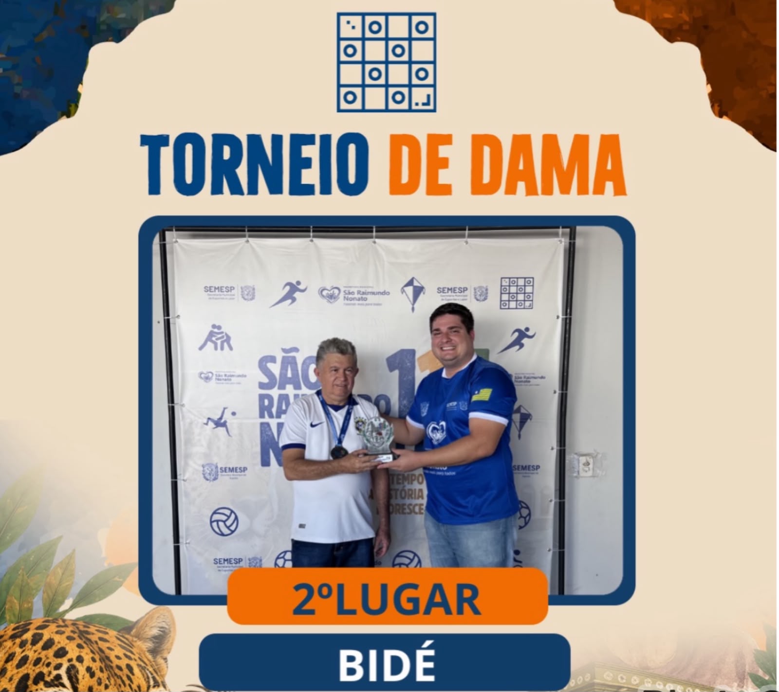 Torneio Municipal de Dama- Divulgação/ASCOMTorneio Municipal de Dama- Divulgação/ASCOM