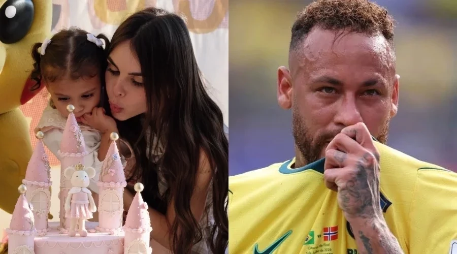 Amanda Kimberlly celebra aniversário de 2 anos de Helena sem a presença de Neymar