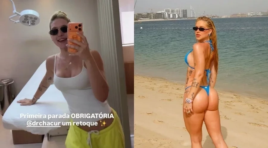 Virginia dá retoque no bumbum em meio a rumores de viagem com Vini Jr.