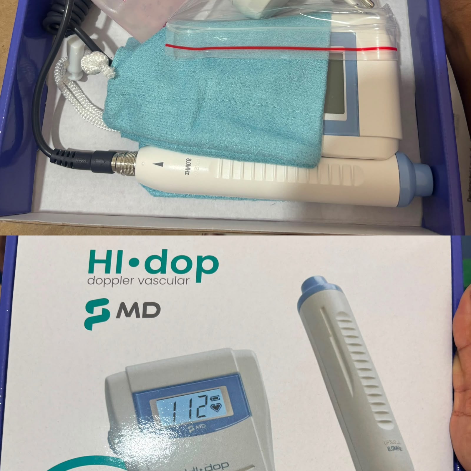 Aparelho de Ultrassom Doppler Vascular - Divulgação/ASCOM