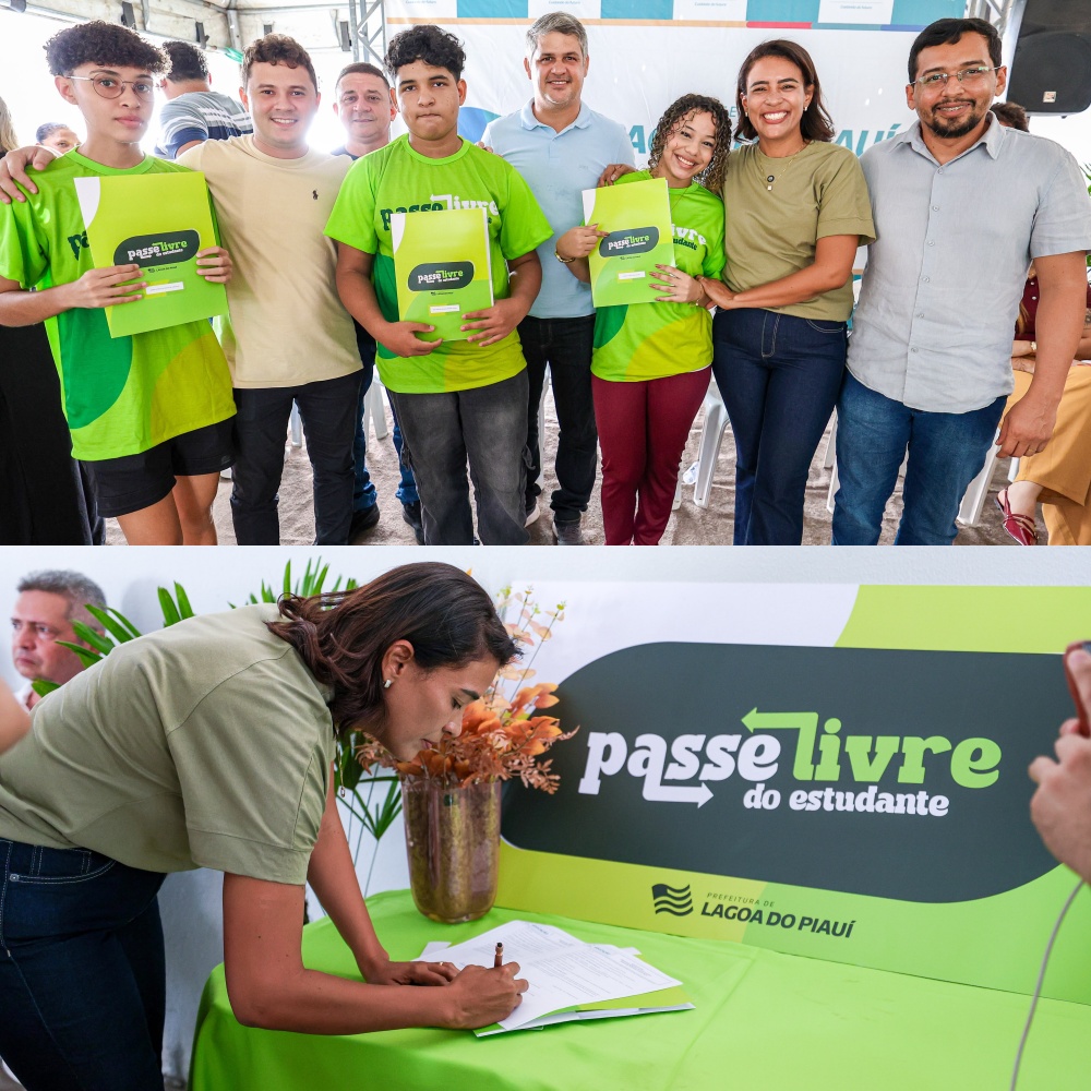 Lagoa do Piauí realiza entrega do Passe Livre do Estudante | Divulgação/Ascom