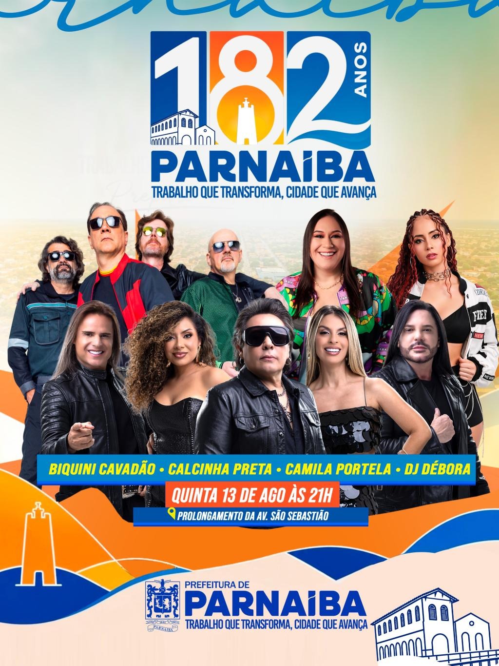 É hoje! Show de Calcinha Preta em comemoração aos 182 anos de Parnaíba - Imagem 1