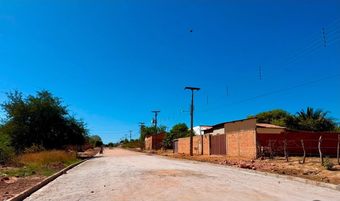 Colônia do Gurguéia avança com obras de calçamento no município - Foto: Prefeitura de Colônia do Gurguéia