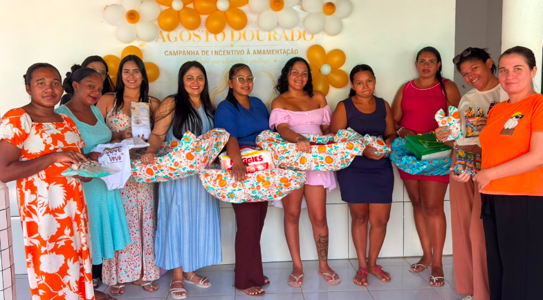 Agosto Dourado reforça importância do aleitamento materno em Esperantina