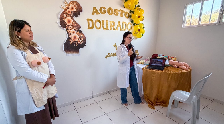 Prefeitura de Lagoa do Piauí promove ação do Agosto Dourado na localidade Santo Antônio