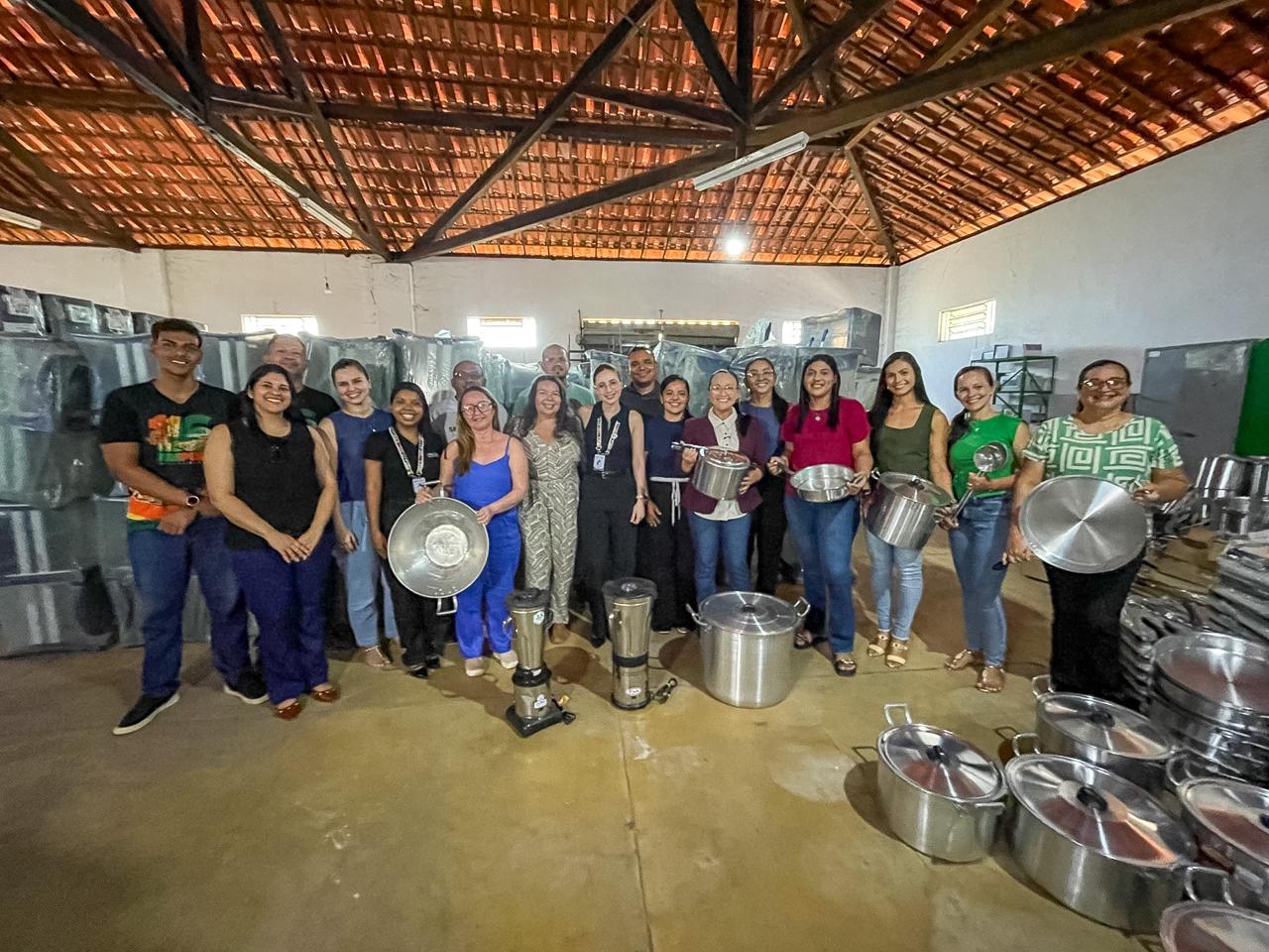 Mais de 7 mil utensílios para cozinhas de escolas municipais - Divulgação/ASCOM