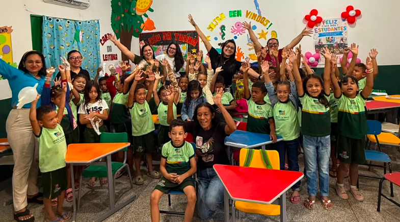 Lagoa do Piauí promove ação de saúde bucal para alunos da Escola Tia Zefa