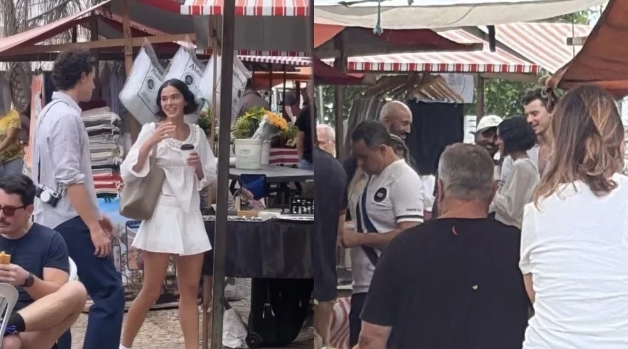 Bruna Marquezine e Shawn Mendes são vistos juntos no Rio após viagem a Angola