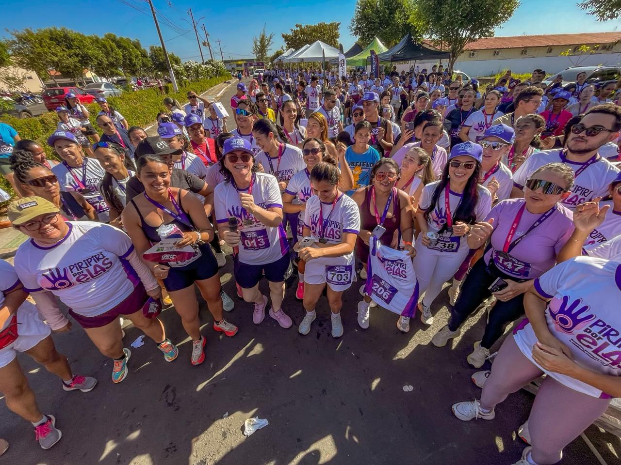 Corrida pelo fim da violência contra a mulher em Piripiri - Divulgação/ASCOM