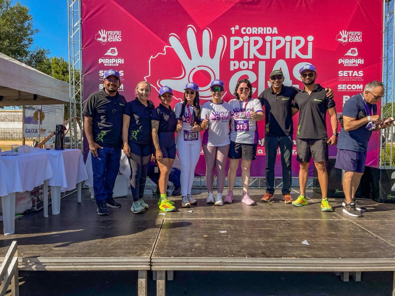Corrida pelo fim da violência contra a mulher em Piripiri - Divulgação/ASCOMCorrida pelo fim da violência contra a mulher em Piripiri - Divulgação/ASCOM