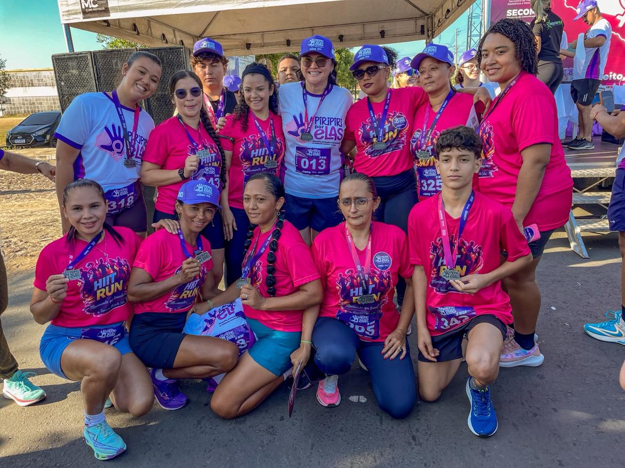 Corrida pelo fim da violência contra a mulher em Piripiri - Divulgação/ASCOMCorrida pelo fim da violência contra a mulher em Piripiri - Divulgação/ASCOM