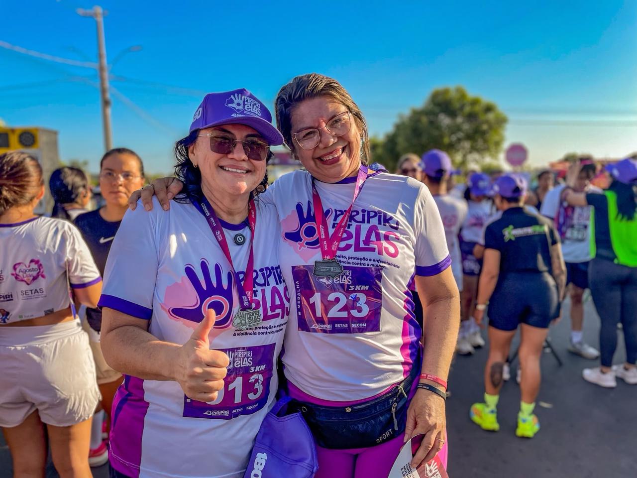 Corrida pelo fim da violência contra a mulher em Piripiri - Divulgação/ASCOMCorrida pelo fim da violência contra a mulher em Piripiri - Divulgação/ASCOM