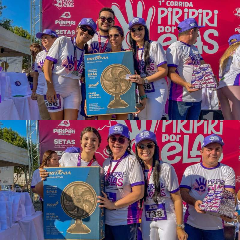 Corrida pelo fim da violência contra a mulher em Piripiri - Divulgação/ASCOMCorrida pelo fim da violência contra a mulher em Piripiri - Divulgação/ASCOM