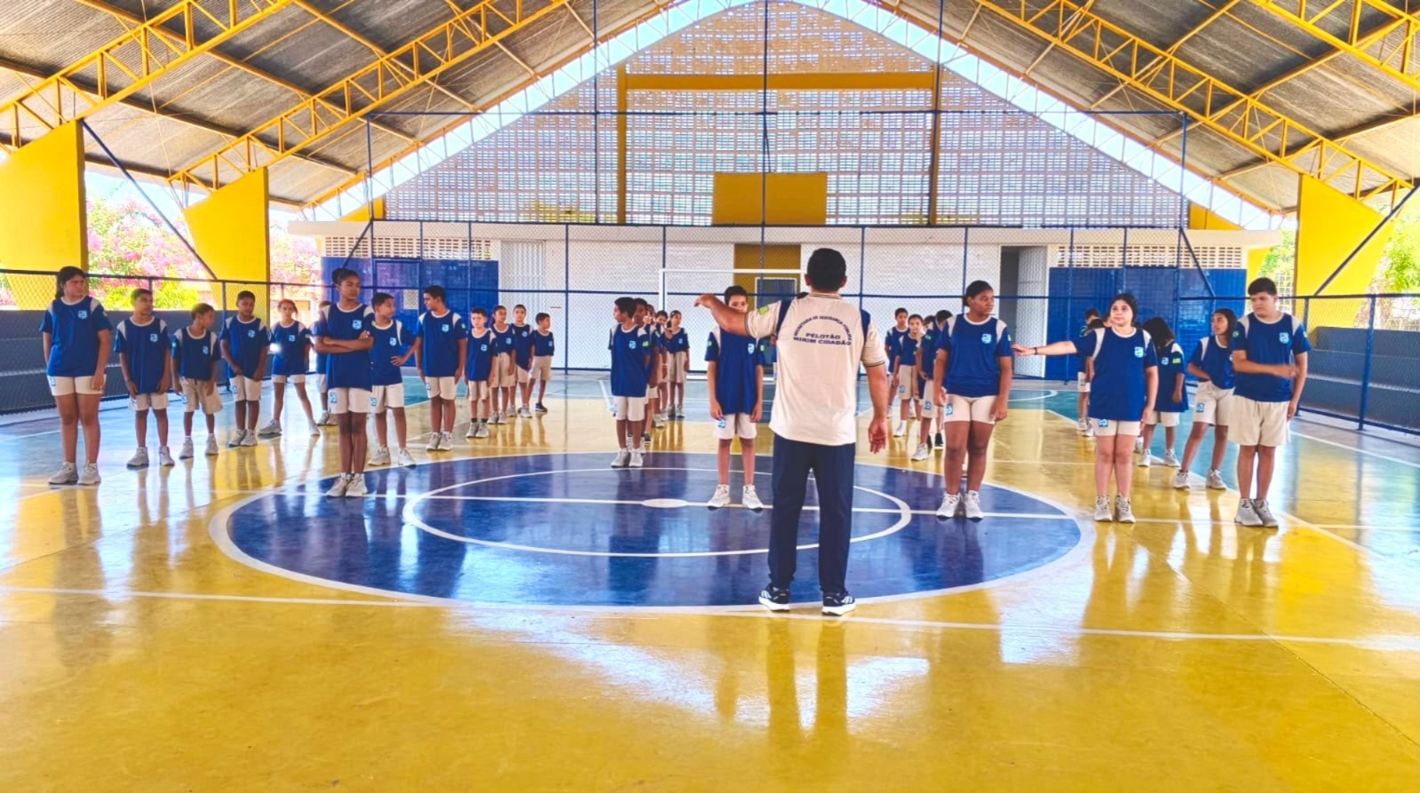 Pelotão Mirim em Hugo Napoleão - Divulgação/ASCOMPelotão Mirim em Hugo Napoleão - Divulgação/ASCOM