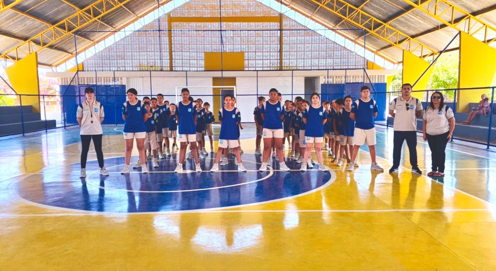 Pelotão Mirim em Hugo Napoleão - Divulgação/ASCOM
