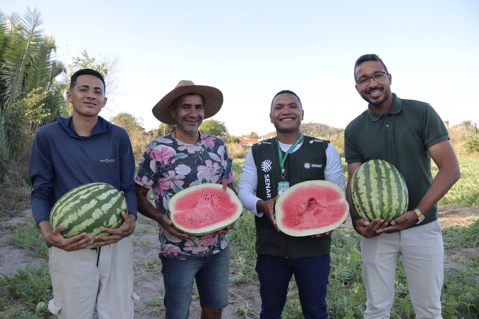 Prefeitura de Monsenhor Gil acompanha produção de melancia e reforça incentivo à agricultura local - Imagem 3